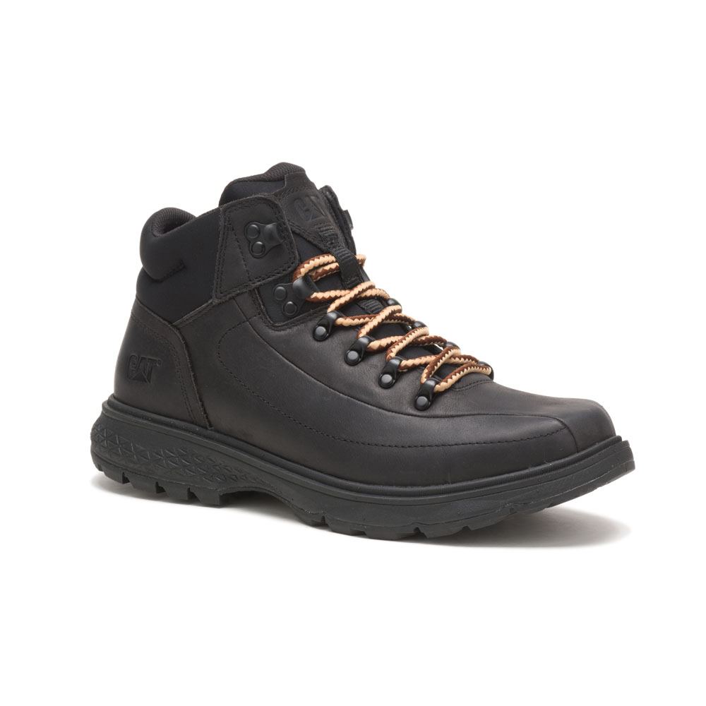 Caterpillar Work Boots Dubai - Caterpillar Forerunner Mens - Black XWODGM857
